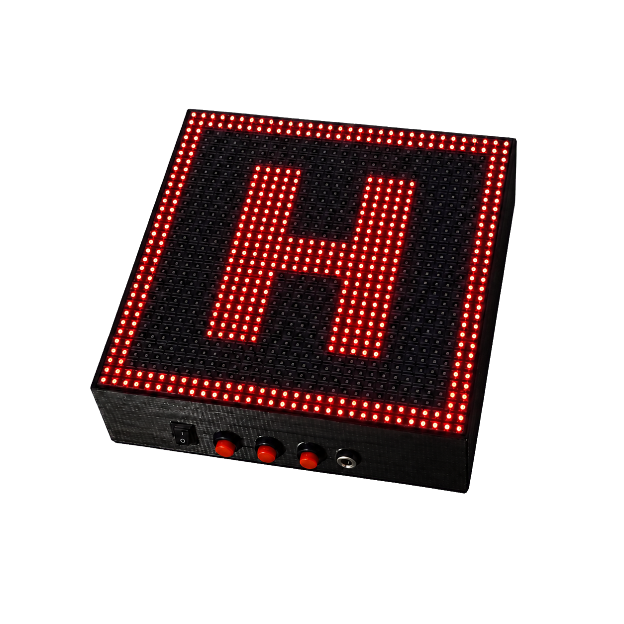 Красная LED-площадка